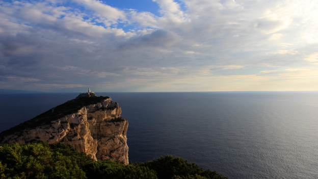 Lighthouse on the Capo Caccia.