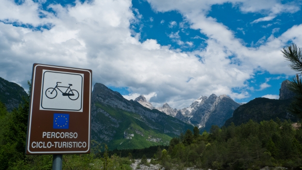 Cycleway near Cimolais, Friuli-Venezia-Giulia