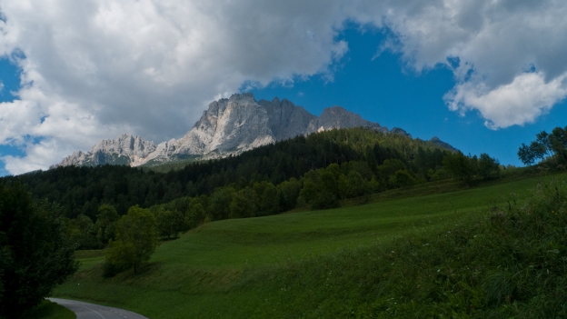 Ciclabile delle Dolomiti near Cortina d'Ampezzo (Veneto)