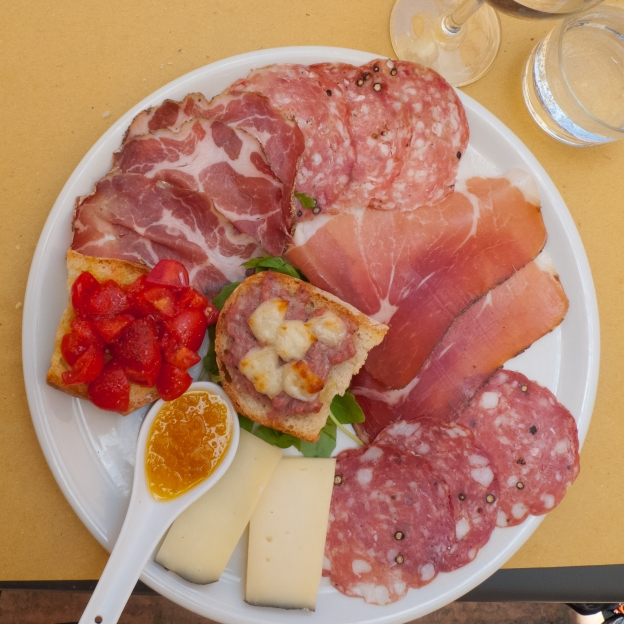 Antipasto in southern Toscana
