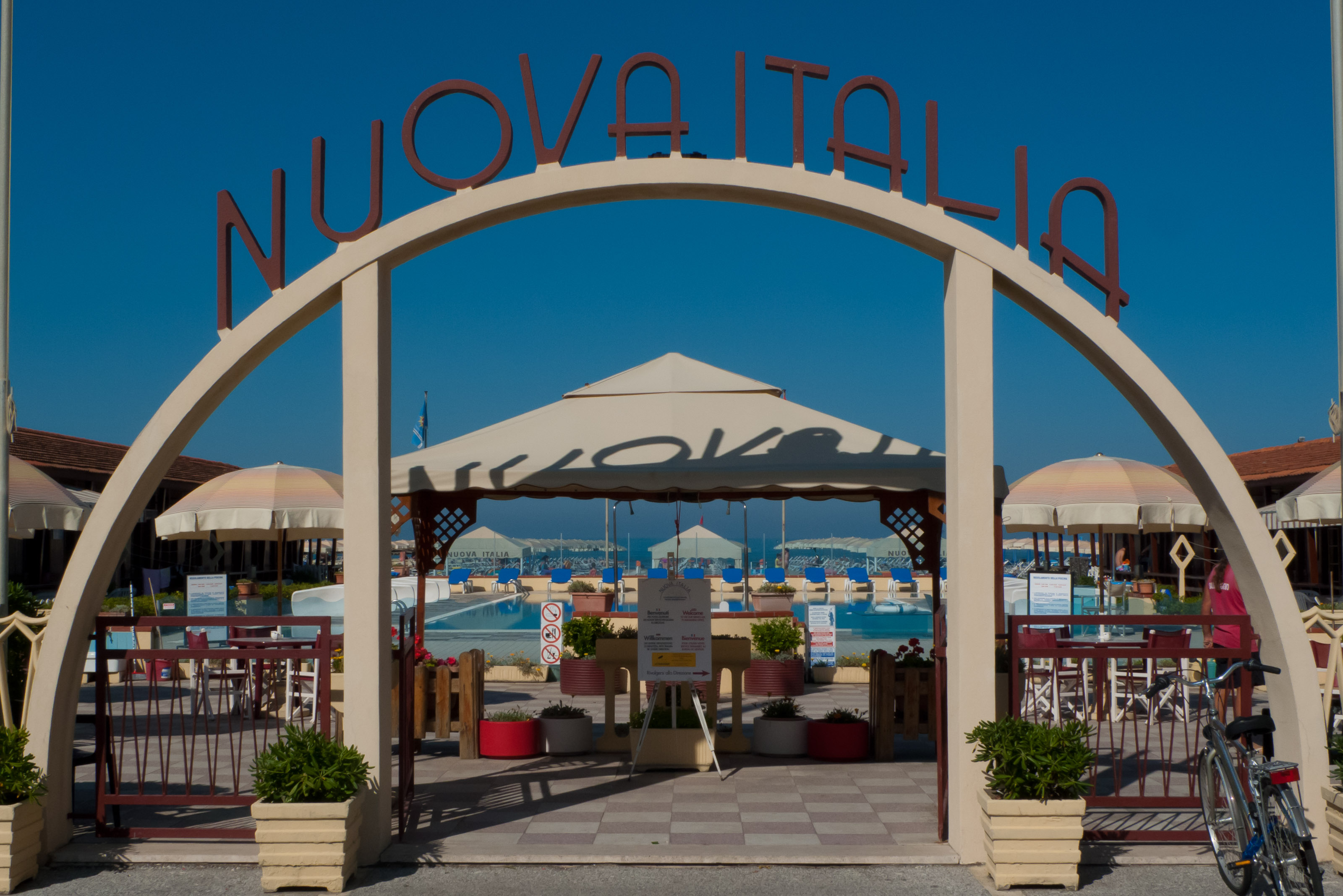Art Deco Lido entrance - Viareggio (Toscana)
