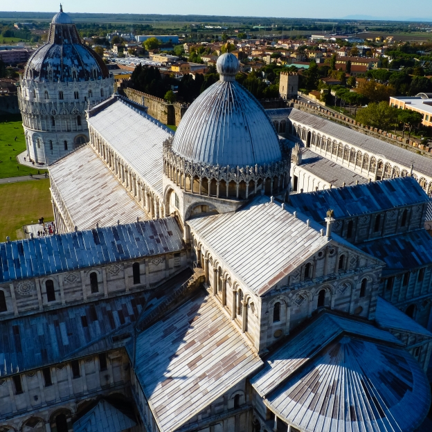 Pisa - Campo dei Miracoli (view from the Leaning Tower)