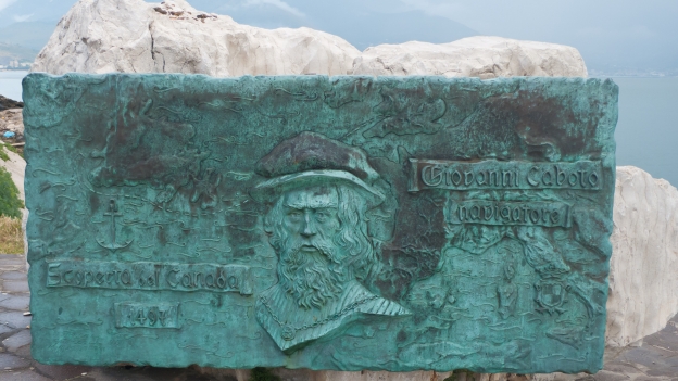 Gaeta: memorial to Giaccomo Caboto
