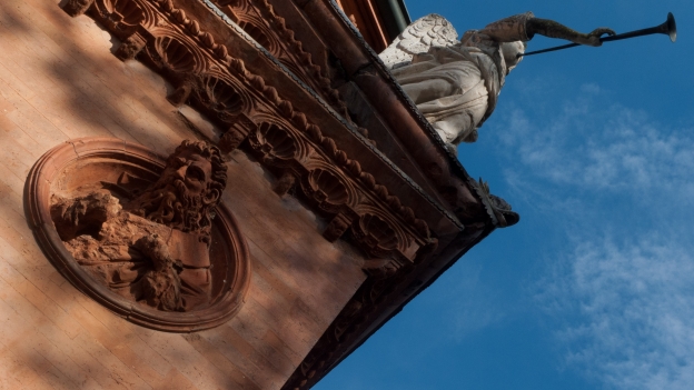 Ferrara - architectural detail (Cimitero monumentale della Certosa di Ferrara)