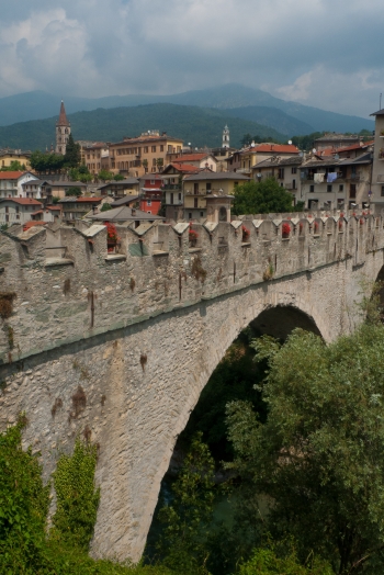 Dronero and the Ponte del Diavolo (Devil's Bridge)