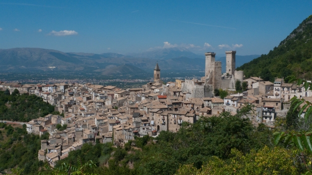 View over Pacentro near Sulmona (Abruzzo)