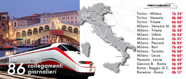 Trenitalia.com: frecciabianca services and journey times