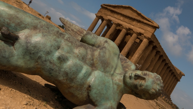 Agrigento - the fall of Icarus and Tempio di Concordia