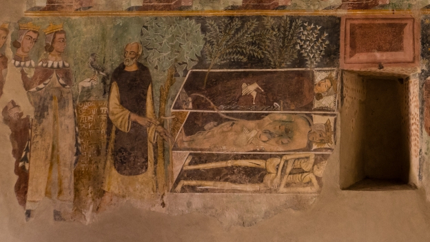Frescoes in the Chiesa di Nostra Signora de Sos Regnos Altos