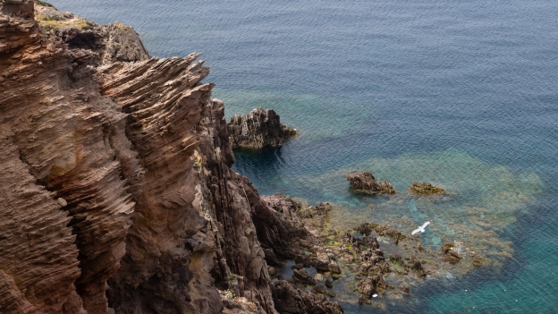 Cliffs at the Capo Sandalo
