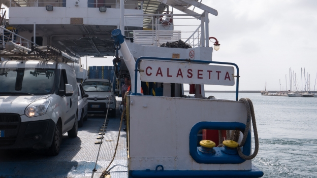 Carloforte: Delcomar ferry for Calasetta