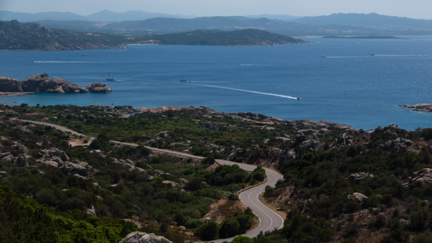 The road to La Maddalena