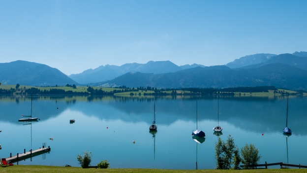 View of the Forggensee from Ulli's cafe