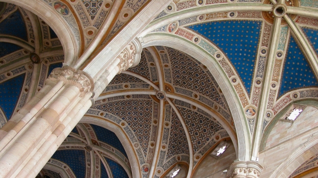 Ceiling of the Certosa di Pavia