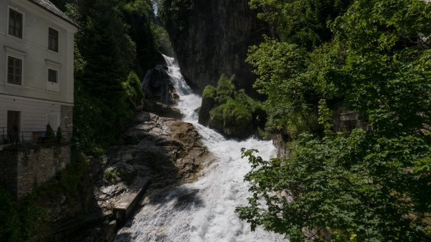 The Gasteiner wasserfall in Badgastein