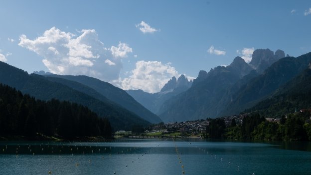 The Lago di Santa Caterina and Auronzo di Cadore