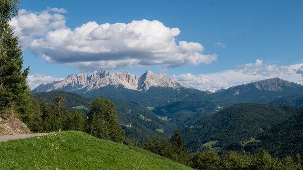 The last view of the Dolomites